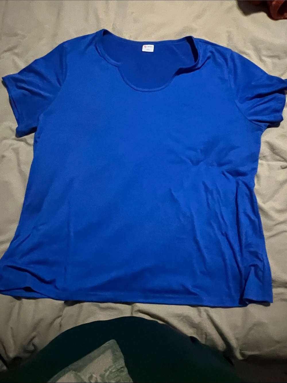 Classic Short Sleeve Crewneck Tee in Bright Blue